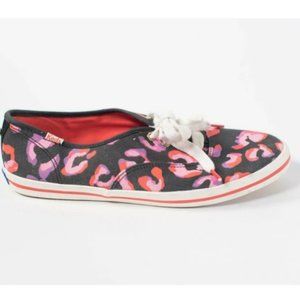 kate spade keds black pink kiss lips sneakers 6